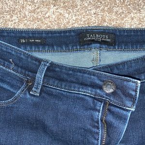 Talbots slim ankle jeans